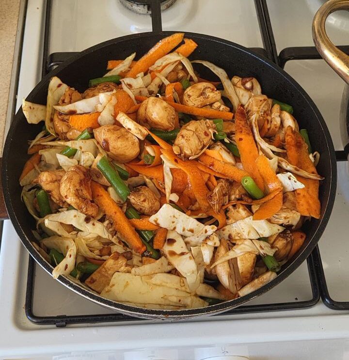 Овочі на сковороді