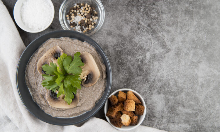 Нежный грибной паштет с морковью и сыром