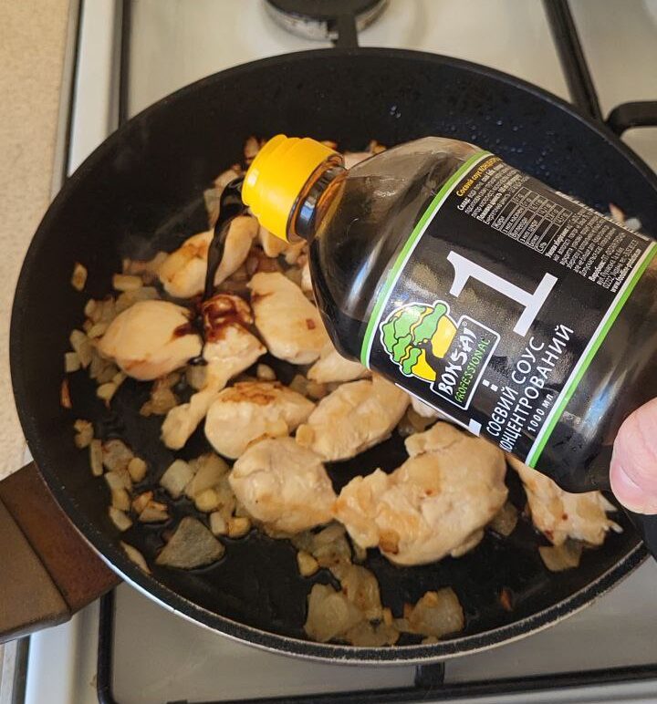 Курка з соєвим соусом