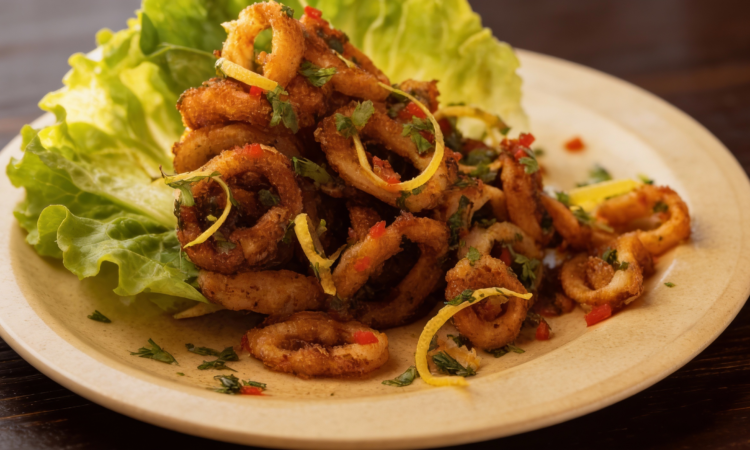 жареные кальмары