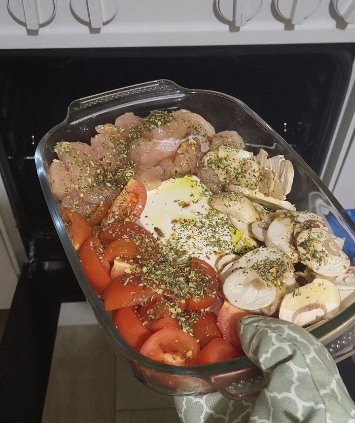 Овочі з фетою