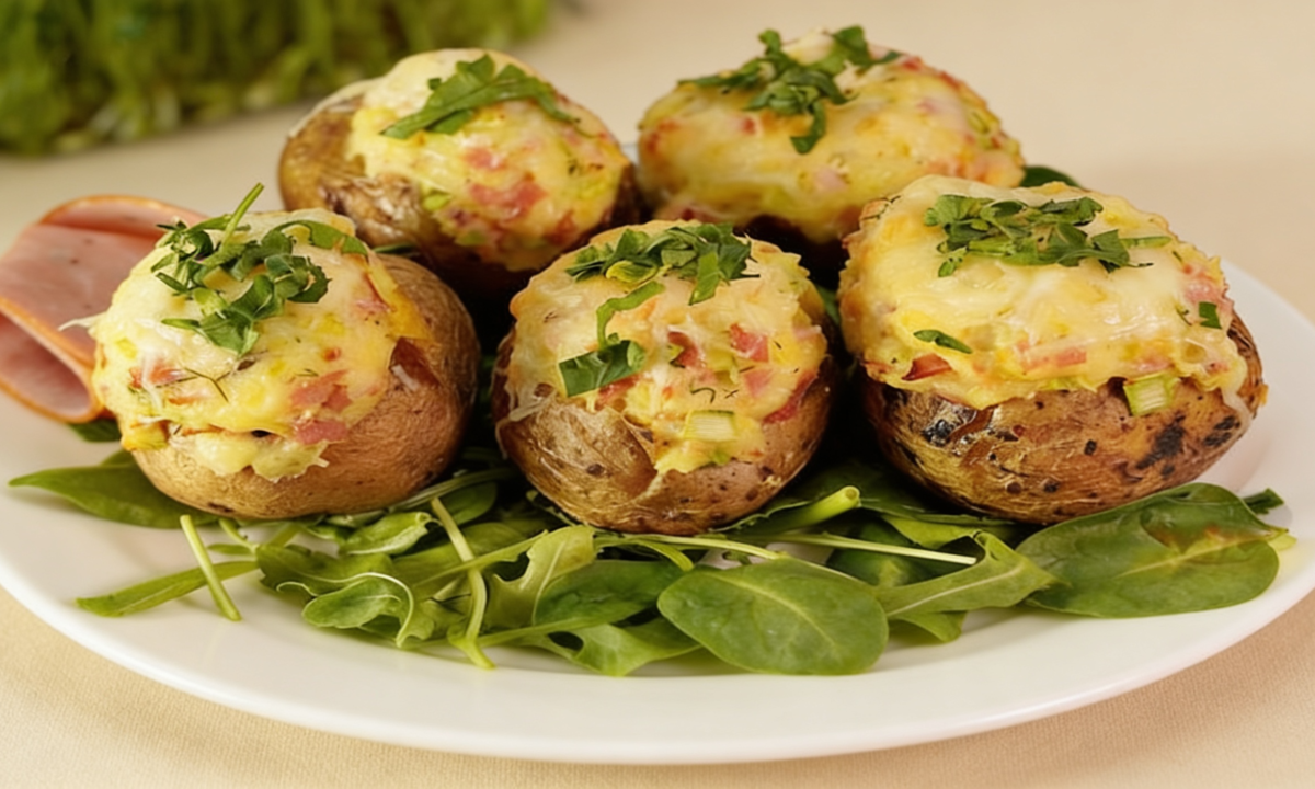 фаршированный картофель