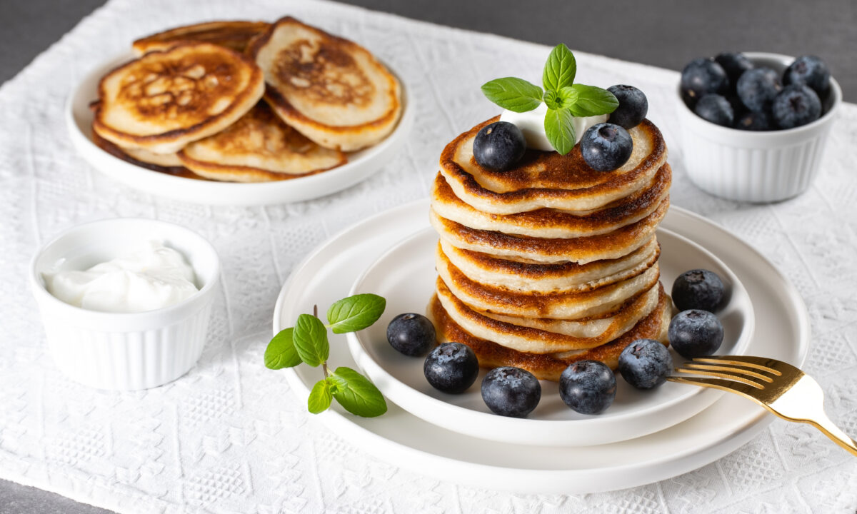 Оладьи на сметане