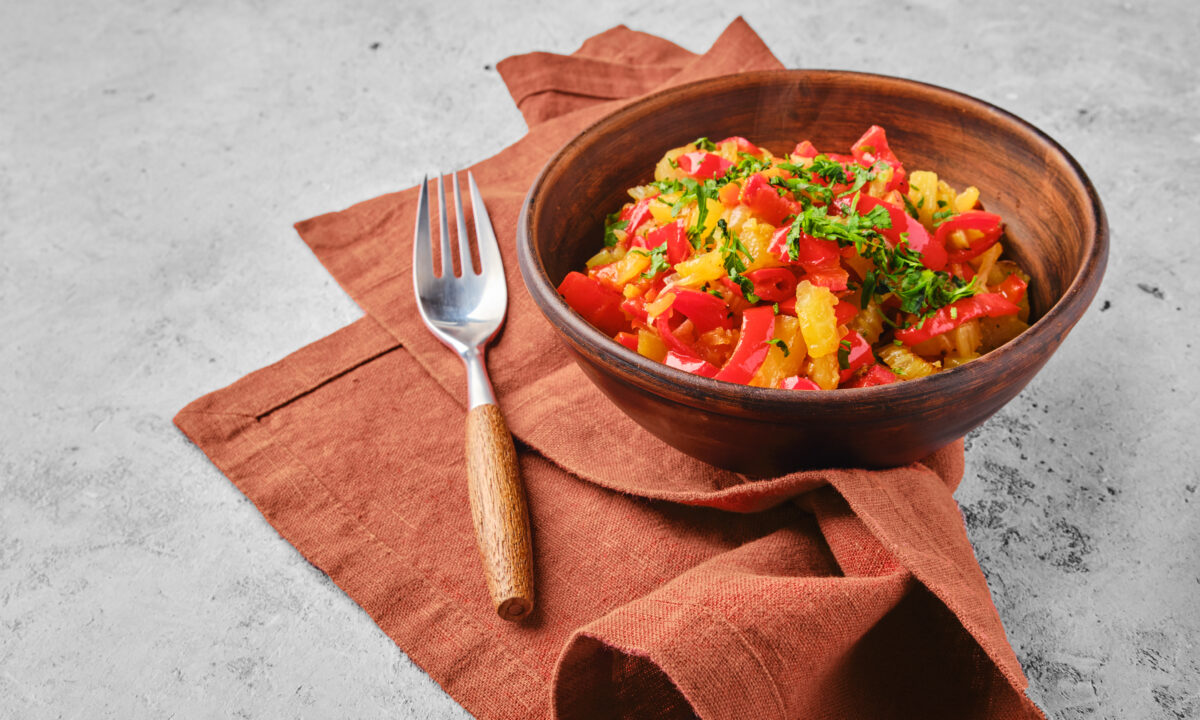 Пікантний чатні з болгарського перцю та халапеньо