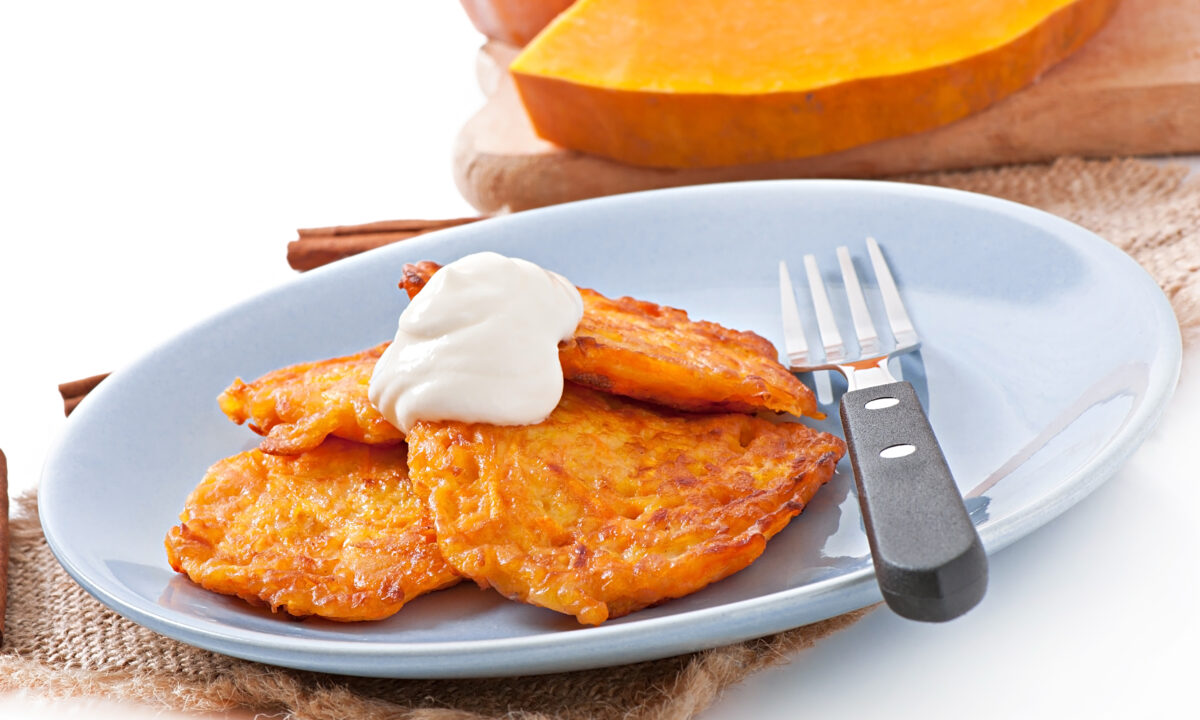 Тыквенные оладьи